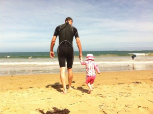 Me and the youngest of the  sterling brood on the day i started the blog.